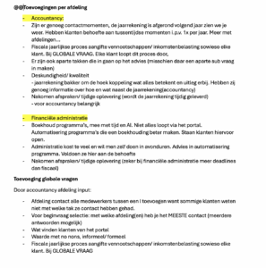 bewijslasten stageperiode