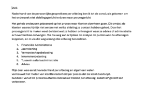 bewijslasten stageperiode